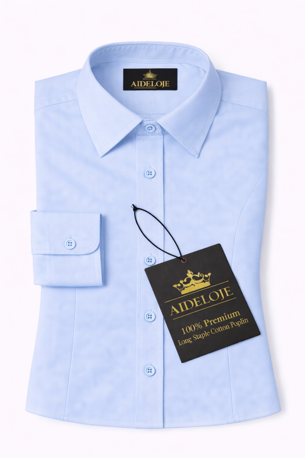 Classic Premium Long-Staple Cotton Poplin Button-Up Shirt